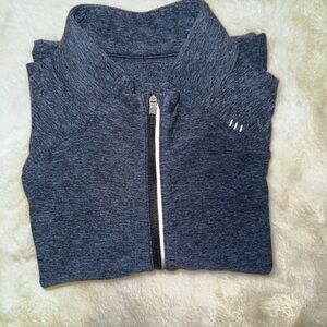 lululemon athletica Men's Charcoal Quarter-Zip Pullover [size M]